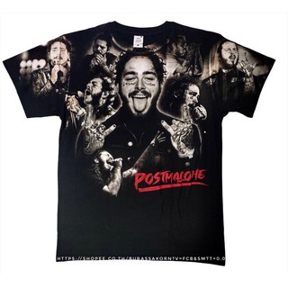 T-shirt  เสื้อวงPOSTMALONE posty Overprint เสื้อpost maloneS-5XL