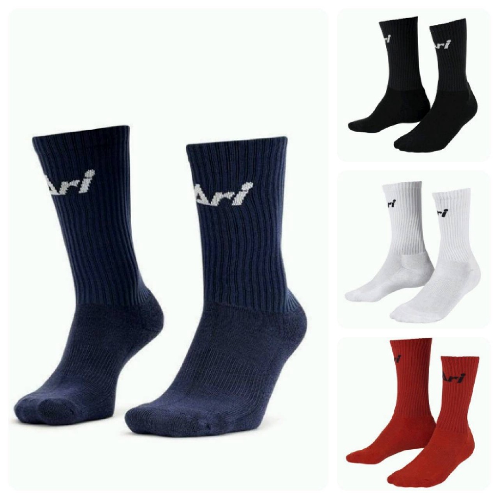 ถุงเท้าบอลครึ่งแข้ง Ari Crew Socks ของแท้ รุ่นล่าสุด