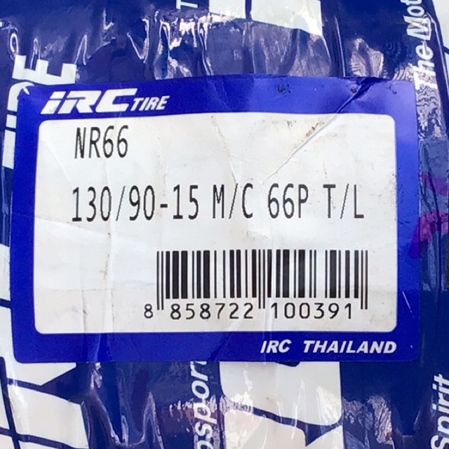 ยางนอก IRC 130/90-15 NR66 TL หลัง Phantom200