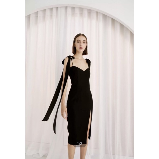 NICHp Daria dress เดรสสายเดี่ยว เดรสสั้น เดรสเข้ารูป ชุดออกงาน ชุดไปงาน (มือสอง) ชุดไปงานแต่ง