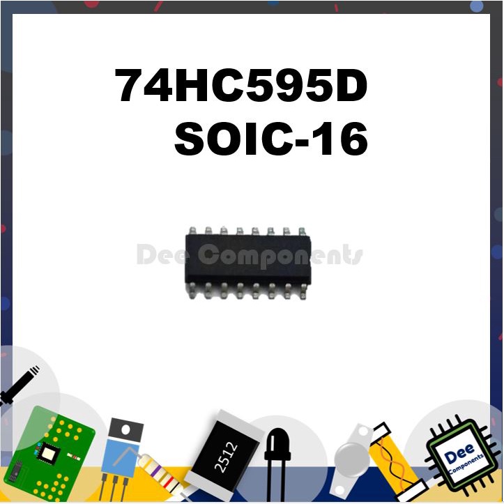 74HC Logic - IC SOIC-16 2-6V -40°C~125°C 74HC595D Toshiba  5-1-8