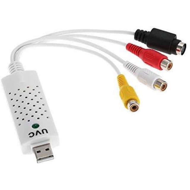 USB 2.0 Video Audio Capture Card HD Video Converter Adapter Edit Video for Camcorder DVD PC มือสองสภ