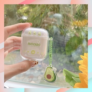 เคสหูฟังบลูทูธไร้สาย แบบนิ่ม สีโปร่งใส สําหรับ Airpods 1 2