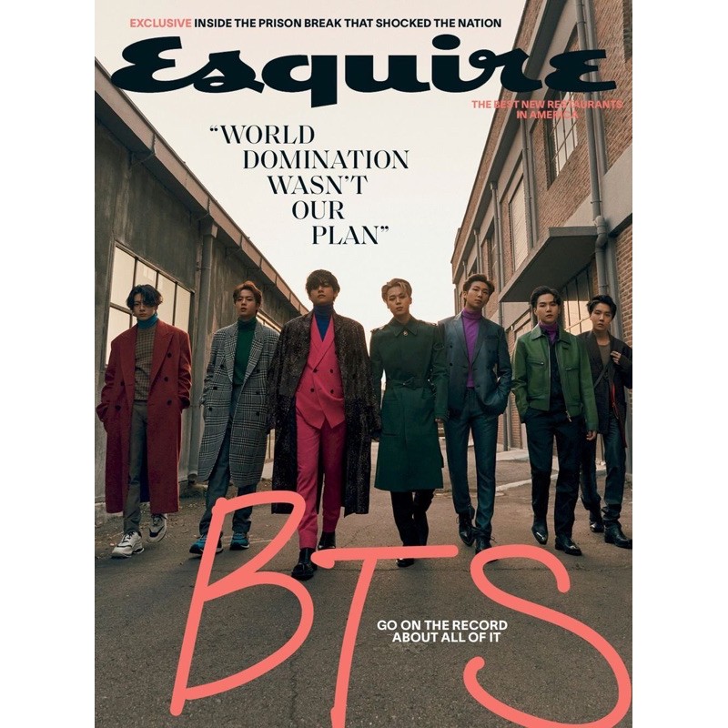 #พร้อมส่ง [#BTS] นิตยสาร Esquire ปก BTS