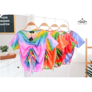 เสื้อรูดหน้า ปีกนกสีสดใส