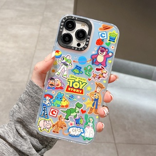 【Toy Story】casetify เคสโทรศัพท์มือถืออะคริลิค กันหล่น ลายเลเซอร์ดาว หลากสี สําหรับ iPhone 13 Pro Max 12 11 Pro Max XR X XS Max SE2020 13 14 14max 14Pro