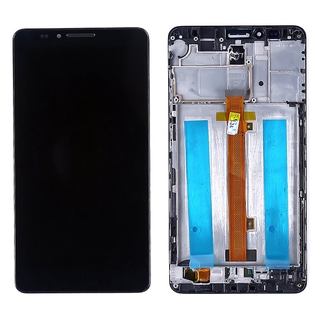 แผงหน้าจอสัมผัส LCD พร้อมกรอบประกอบ สําหรับ Huawei Mate 7 Mate7 M7 MT7-L09 MT7-CL00