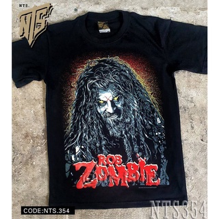 NTS 354 ROB ZOMBIE เสื้อยืด เสื้อวง สกรีนลายอย่างดี ผ้าหนานุ่ม ไม่หดไม่ย้วย มาตราฐาน NTS T SHIRT S M L XL XXL