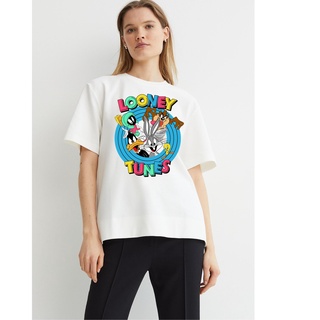 เสื้อยืด พิมพ์ลาย Looney TUNES