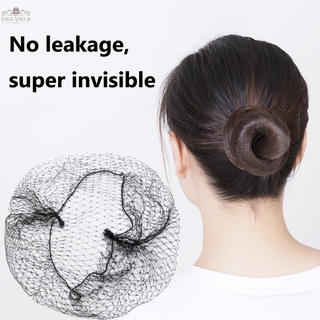 【DREAMER】 Five Colors Nylon Hairnets Invisible Soft Elastic Lines Hair Net