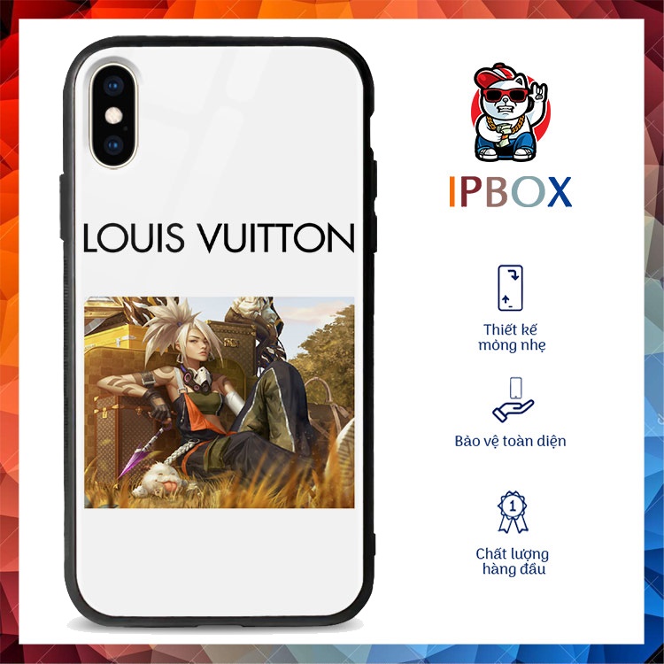 Iphone 7 Plus Glass Case พิมพ์ Lv LOL IPBOX สําหรับ Iphone 12/12Pro/12/ProMax