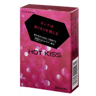 sagami hot kiss 5 pcs.