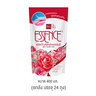 essence ผลิตภัณฑ์ซักผ้าเอสเซ้นซ์ สูตรช่วยย่อยสลายขุยผ้าส่วนเกิน 400 มล. (1 ลัง บรรจุ 24 ถุง)