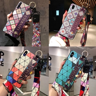 เคสโทรศัพท์มือถือพร้อมสายคล้องมือสําหรับ Iphone 11 Pro Max Xs Xr Se 2020 I7 I8 I6S Plus