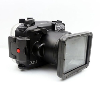 Meikang เคสกล้องดําน้ํา ไร้กระจก กันน้ํา สําหรับ Fujifilm Fuji X-T1 xt1 X-M1 xm1 40 ม.