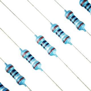 R Resistor ตัวต้านทาน 1% 1/4W 5 ชิ้น (1.1k - 10k)