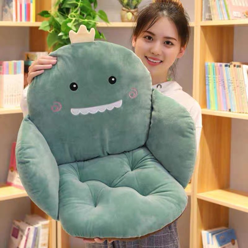 Happy House สินค้าพร้อมส่ง เบาะรองนั่ง ตัวการ์ตูนสุดน่ารัก ผ้านุ่มนิ่ม นั่งสบาย สามารถพิงหลังได้ มีแผ่นกันลื่น ลายน่ารัก - รูปที่ 3