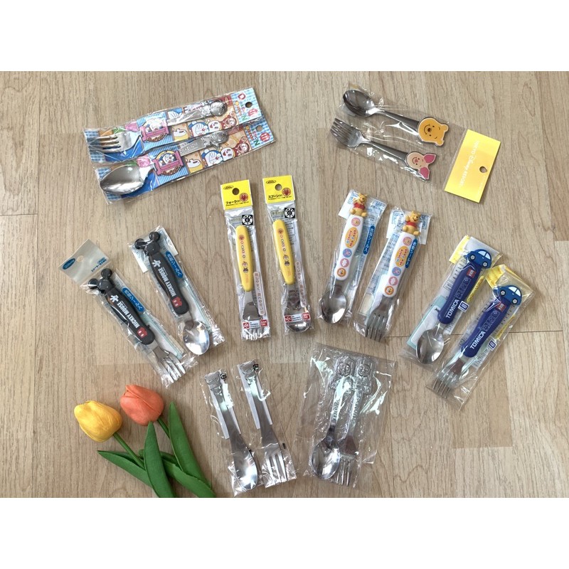 ✨สินค้ามือหนึ่ง✨ SALE‼️ชุดช้อนส้อมสำหรับเด็ก&ผู้ใหญ่🥄🍴 (นำเข้าจากญี่ปุ่น🇯🇵)