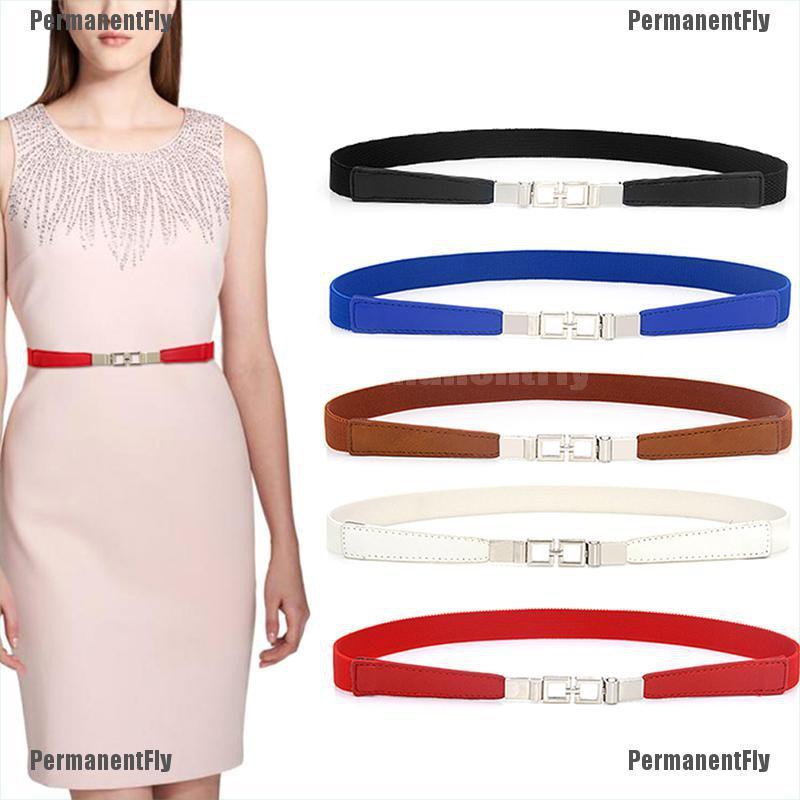 ☢Belts women 2020 Summer New Women Fashion Waist Belt Narrow Stretch