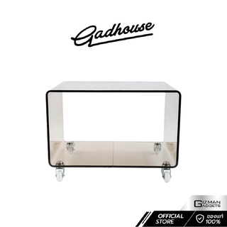 โต๊ะแผ่นเสียง Gadhouse รุ่น Lucen Record Trolley พิเศษด้วยล้อเลื่อน 4 ล้อ เคลื่อนย้ำยได้อิสระ รองรับน้ำหนักด้ำนบน 20KG | ด้านล่าง 80KG
