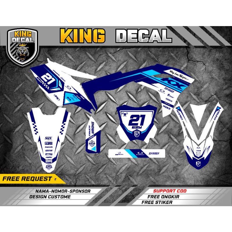 DECAL STICKER KX 250 DECAL KX 450 DECAL STICKER KXF 250 DECAL KXF 450