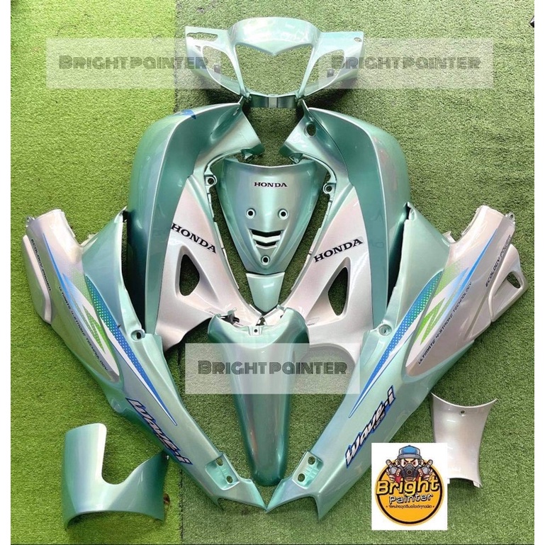 ชุดสีเวฟ125S/R สีเขียวลิมิเต็ดตัดบรอนด์ หัวSมีทั้งหมด13ชิ้น หัวRมีทั้งหมด12ชิ้น มีทั้งกุญแจเล็ก-กุญแจใหญ่