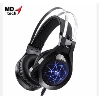 Headset หูฟัง MD TECH COSMO รุ่น HS 101 โดดเด่นด้วย ไฟ LED ด้านข้าง 7สี