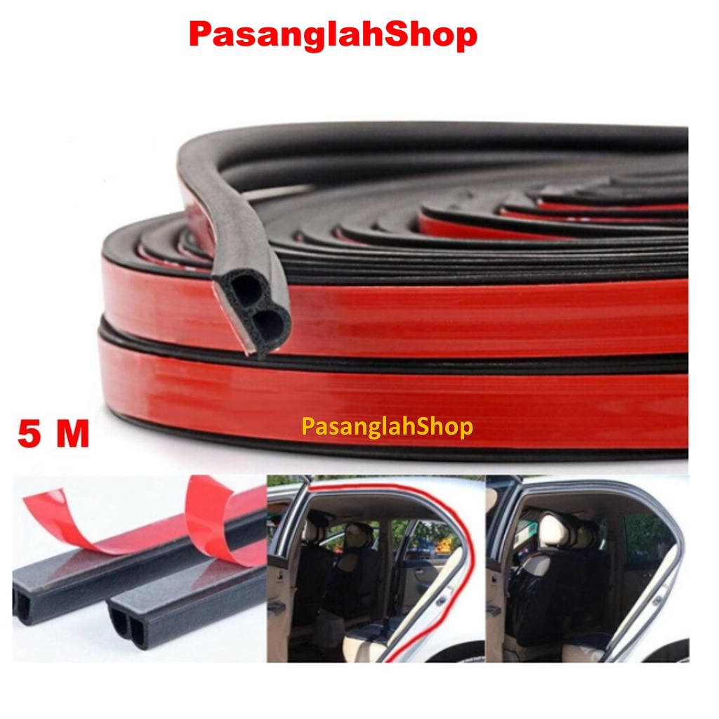 SCHEME SILENCE ซีลยาง Wind & Sound Proof สําหรับประตูรถ B Shape (4.3M)