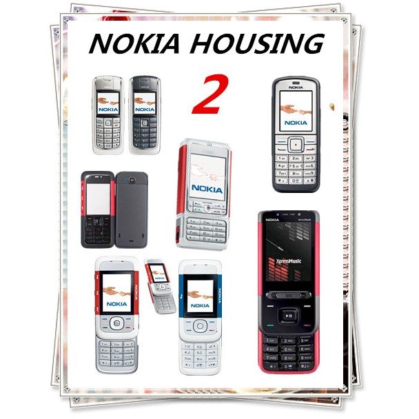 NOKIA HOUSING 3250/3500C/3600S/5000/5130/5200/5300/5310/5320/5530/5610/5630/5700/5800/6020/6085/6110