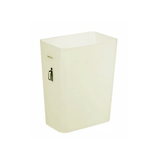 ถังขยะเหลี่ยม 18 ลิตรDKWHH-228P/6ครีมใส ถังขยะ Square trash bin 18 liters DKWHH-228P/6 clear cream