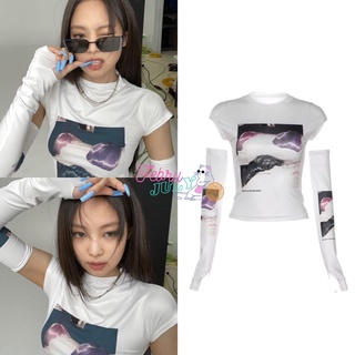 Preorder เสื้อแบบเจนนี่ Jennie Blackpink