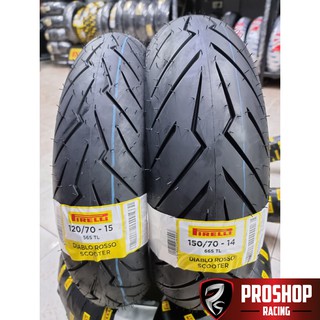 ยาง Pirelli Rosso scooter สำหรับ Xmax,Aerox,New Forza 300,X-ADV Filano ขอบ 10 12 14 15