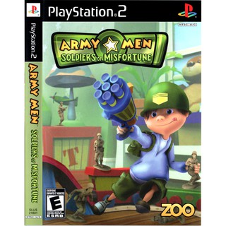 แผ่นเกมส์ Army Men- Soldiers of Misfortune แผ่น CD  PS2 Playstation2 คุณภาพสูง ราคาถูก