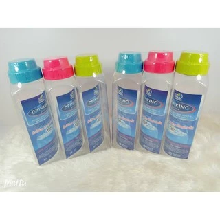 ขวดน้ำ กระบอกน้ำเย็น (แพ็ค 3 ขวด) ตราไพโอเนีย กระบอกน้ำ เหลี่ยม 1400 ml. และกลม 1100ml.