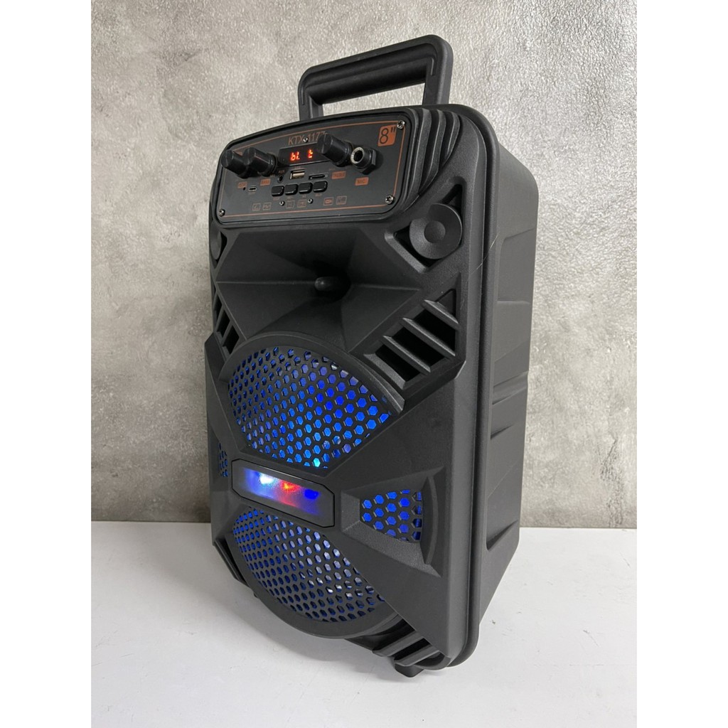 *ส่งรุ่นKTS-1175 แทน *KTX-1177// ปรับเบสได้! ลำโพงบลูทูธ KTX-1177ดอก8นิ้ว 20วัตต์ เสียงดังกระหึ่ม  ไมโครโฟน+รีโมท+