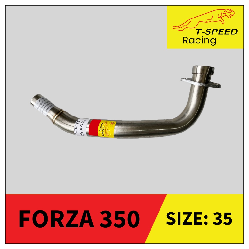 คอท่อ stainless Honda FORZA350 sizeใหม่ล่าสุด Size 35 m.m. ราคา 850 บาท