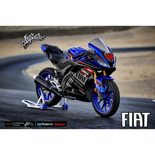 สติ๊กเกอร์แต่งลายรถ YAMAHA YZF R15 V.2 2018-2020 ลาย FIAT