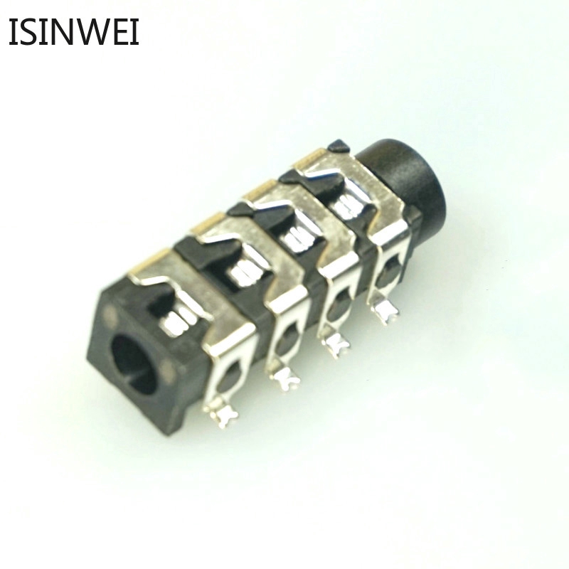 10pcs PJ-313E Phone Jack 3.5mm 8pin Stereo Socket Audio Plug SMD Headphone Connector PJ313E