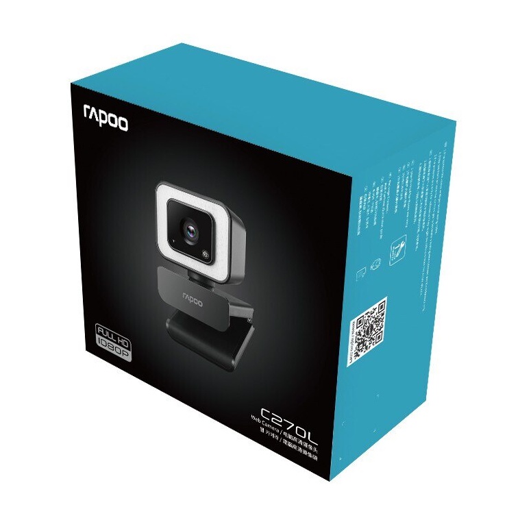 RAPOO C270L Beauty Exposure Light Web Camera (1080P) 1Y - hpbyiqink ...