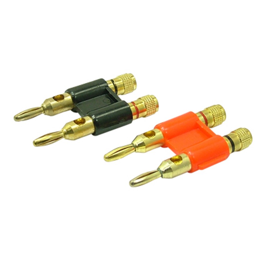R005KSH NKE ไบดิ้งโพสต์แพ็ค 2 ตัว Gold Binding Post Banana Jack Pair