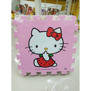 แผ่นโฟมปูพื้น ขนาด 30 x 30 cm หนา 1 cm จำนวน 9 แผ่น 🔥SALE🔥 Hello Kitty