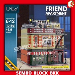 ชุดบล็อคตัวต่อ FRIEND APARTMENT ตึกเฟรนชิบ UrGe10189 จำนวน 4638 ชิ้น