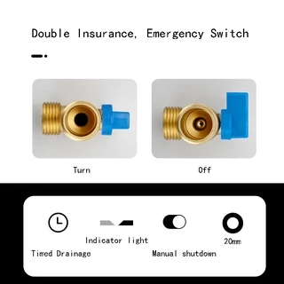 Ac/dc แรงดันไฟฟ้าทองเหลืองอิเล็กทรอนิกส์ Solenoid ท่อระบายน้ําวาล์วสยามประเภทและแยกประเภทวาล์วพร้อมตัวจับเวลา OPT น้ําปล่อยอัตโนมัติเก็บ
