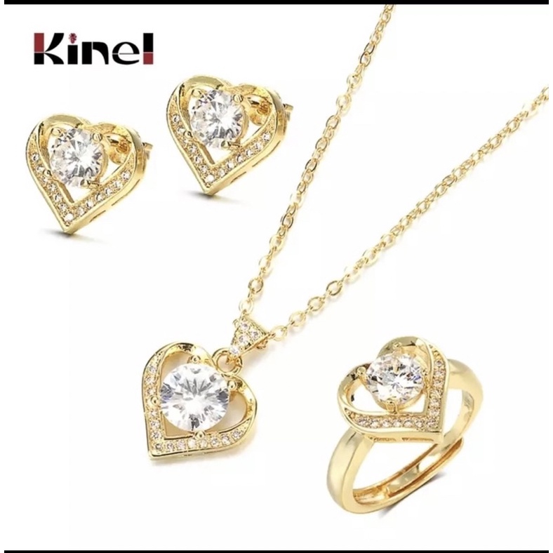 Kinel 18K Gold Zircon