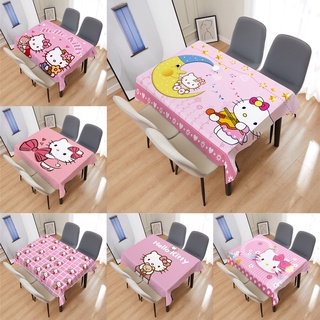 Hello kitty 【90X60ซม&amp;150X60ซม】 student dormitory table mat household table picnic cloth