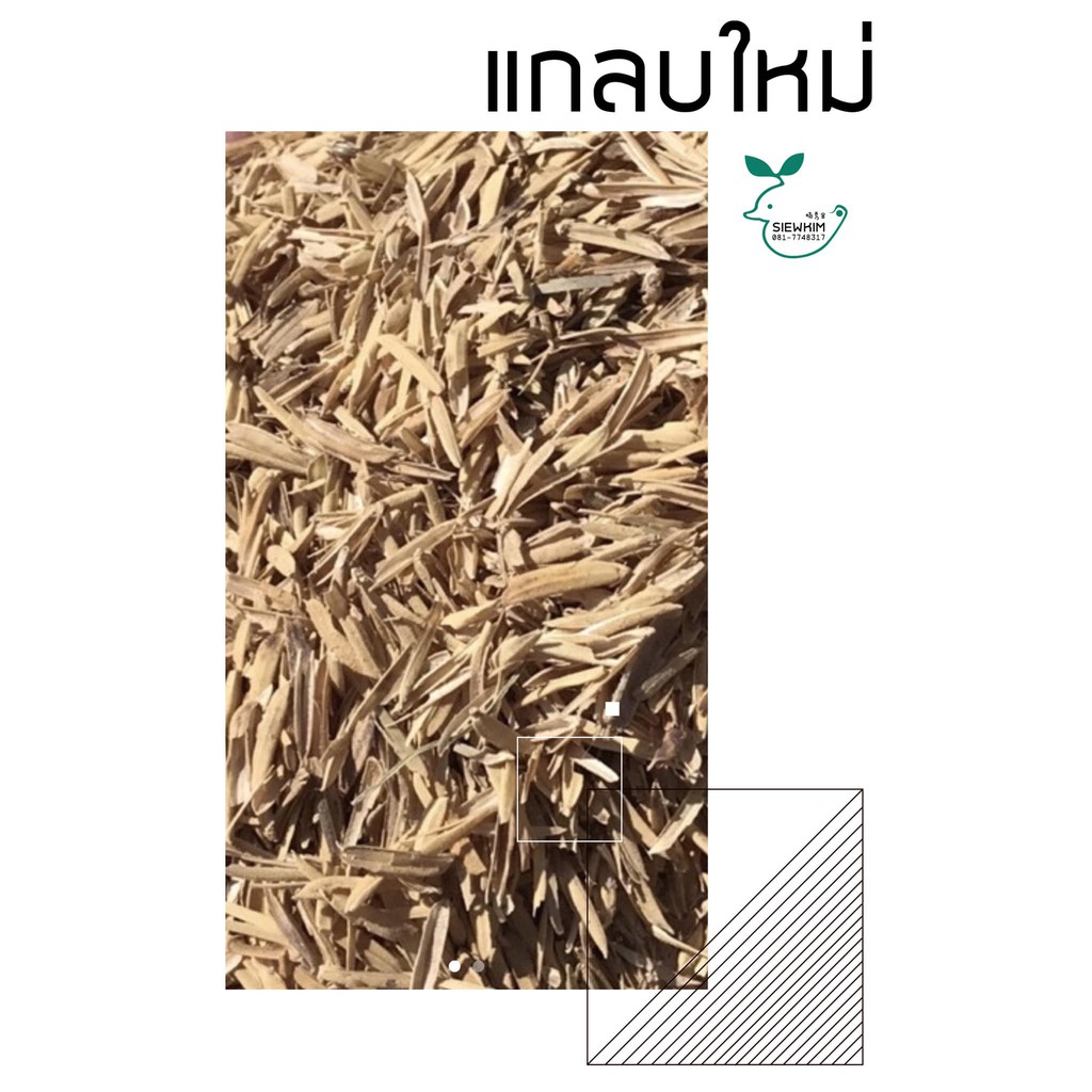 แกลบดิบ แกลบใหม่ 6kg