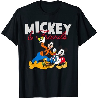 เสื้อยืดพิมพ์ลายเสื้อยืดเสื้อยืด พิมพ์ลาย Mickey and Friends Squad พรีเมี่ยม แฟชั่นสําหรับเด็กผู้ชาย และเด็กผู้หญิง อายุ