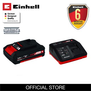 ชุดเเบตเตอรี่และแท่นชาร์จ Einhell Power X-Change