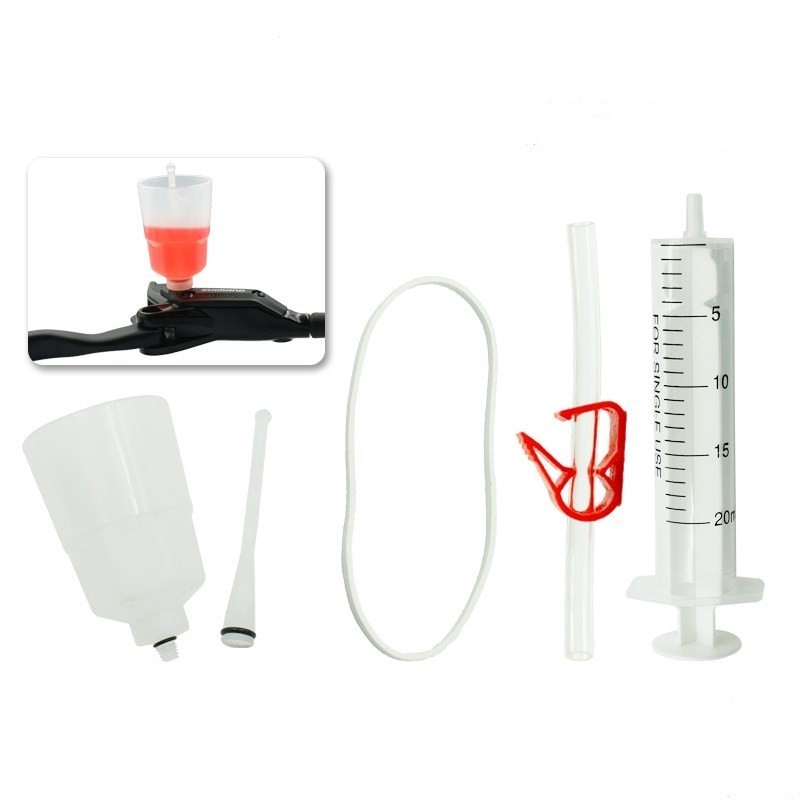 ชุดกรวยเติมน้ำมัน/ไล่น้ำมันเบรคจักรยาน Hydraulic Mineral Oil Brake Bleed Kit For SHIMANO ราคา ถูกที่สุด ดีลบีเคเค รูปภาพหลัก