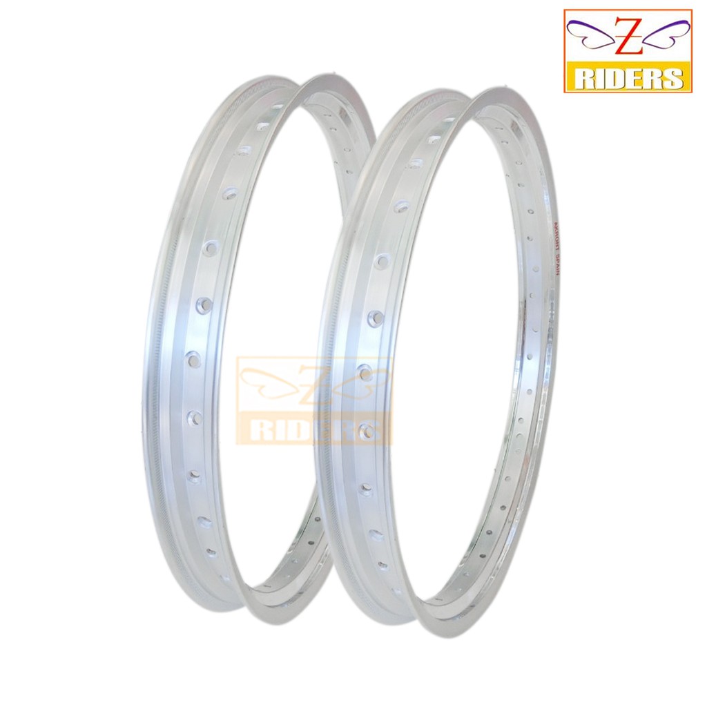 วงล้อ AKRONT SPAIN 1.40-17 สีเงินกระจก (สินค้าจำหน่ายเป็นคู่)